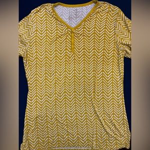 Little Sleepies Yellow Chevron